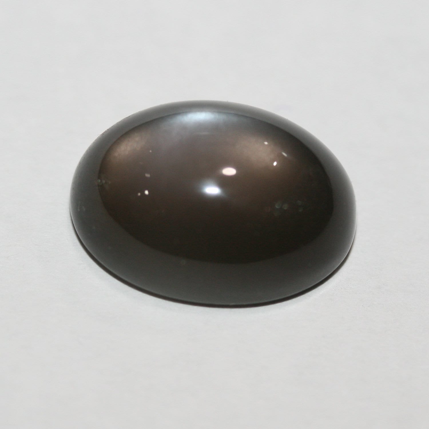 1Pcs Gray Moonstone Oval Cabochon 18x13mm. - Hard Gems