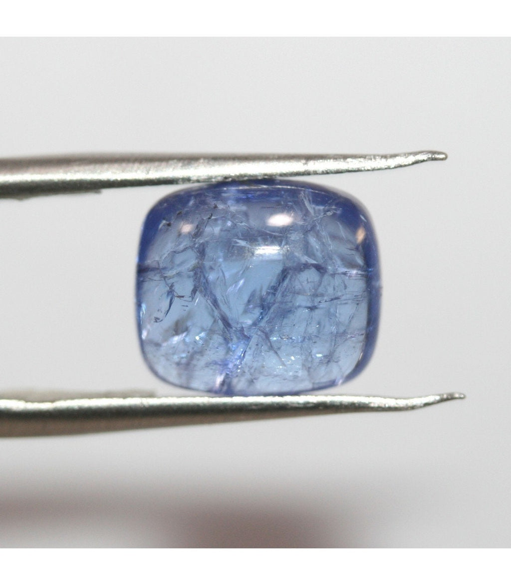 Tanzanite Smooth Rectangular Cabochon 11.5x10mm. (6.35 ct.)