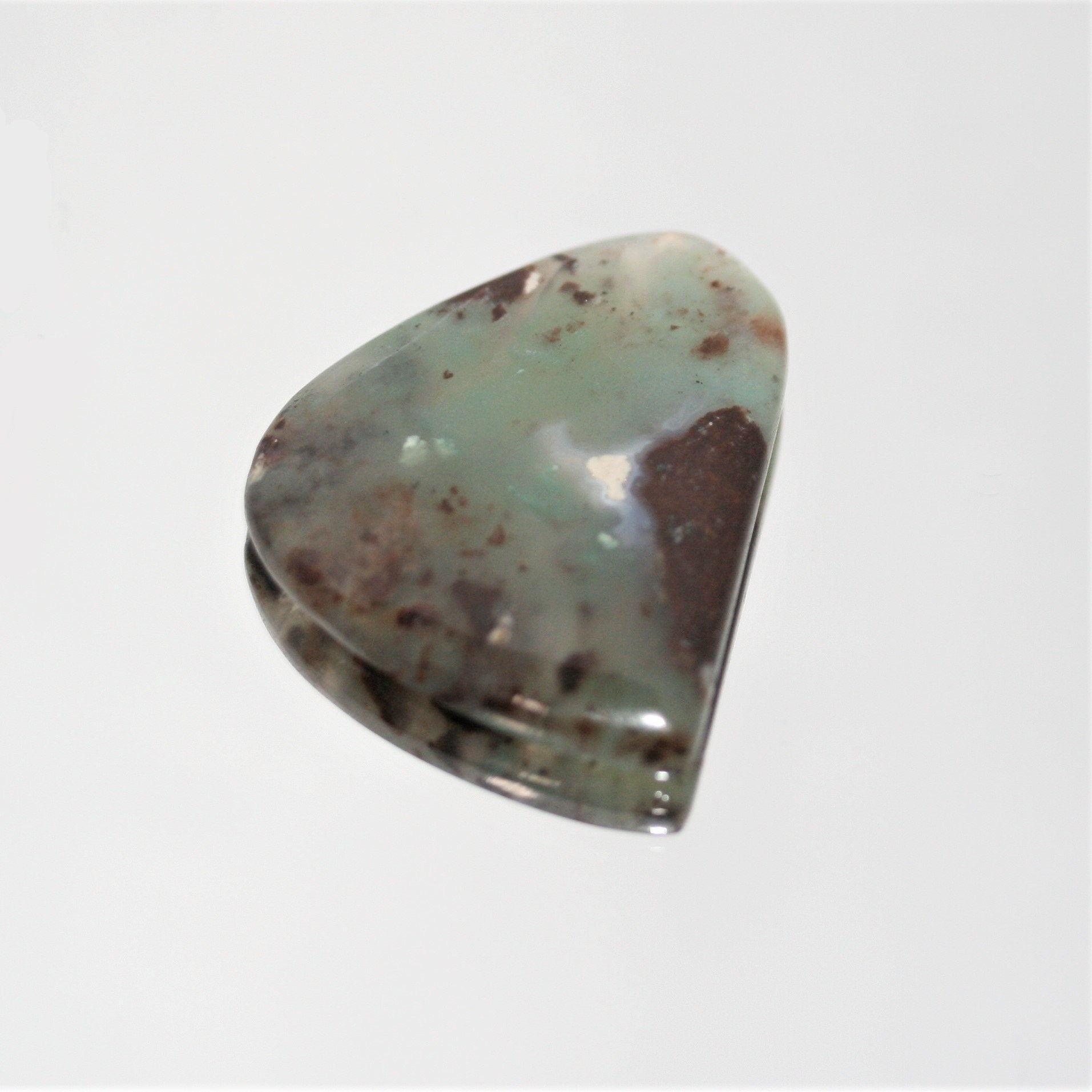 Smooth Irregular Chalcedony Cabochon 29.8x28.6mm. (25.3ct.)