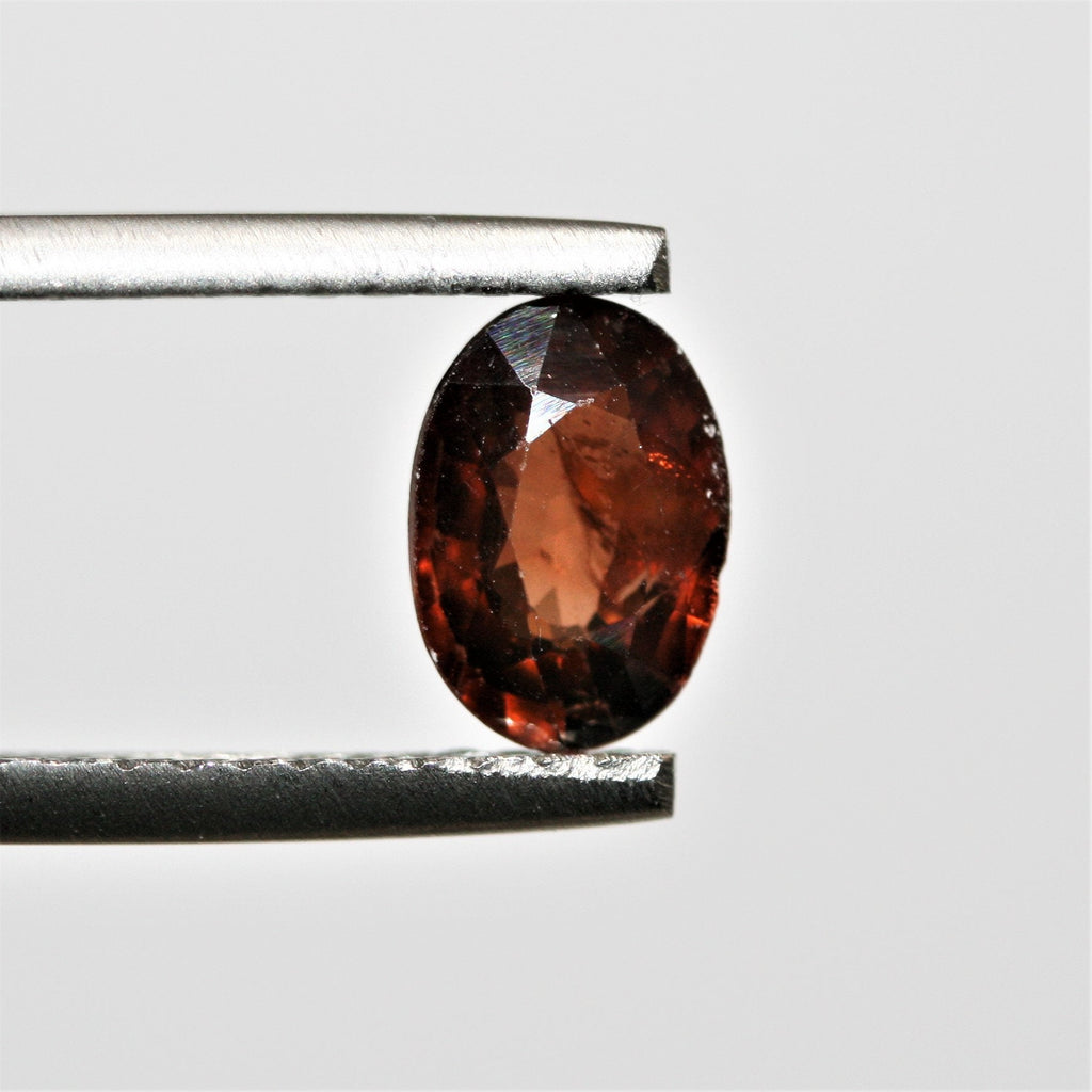 10 Pcs Lot Brown Zircon Faceted Oval 5.2x4.4 - 7.8x5.5 (10.2 ct.).- Ref: 050LO