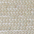 Perles baroques d'eau douce de 35,5 cm (14 pouces), 4-5 mm, rang de 36 cm (14 pouces) - Perles naturelles à prix de gros