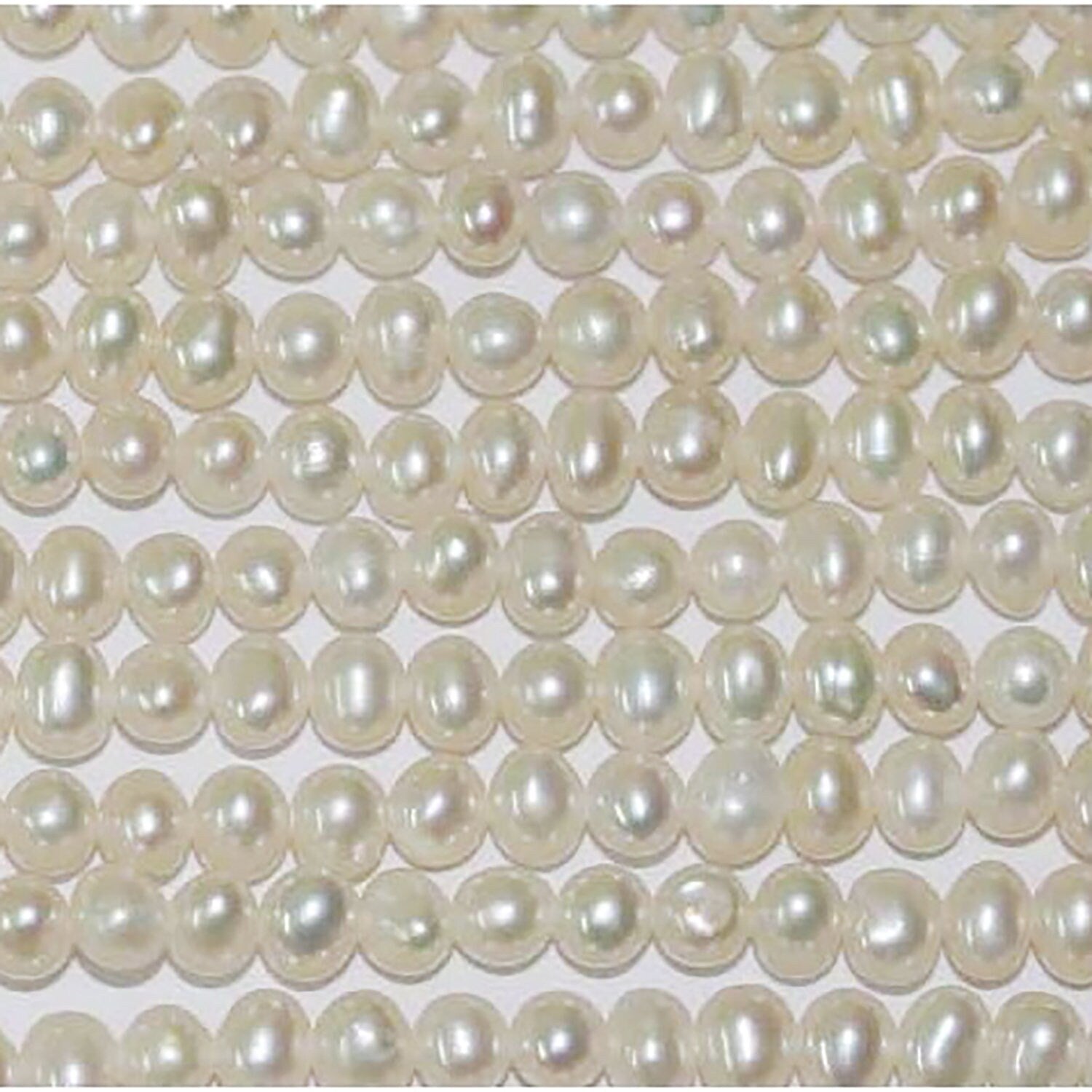 Perles baroques d'eau douce de 35,5 cm (14 pouces), 4-5 mm, rang de 36 cm (14 pouces) - Perles naturelles à prix de gros