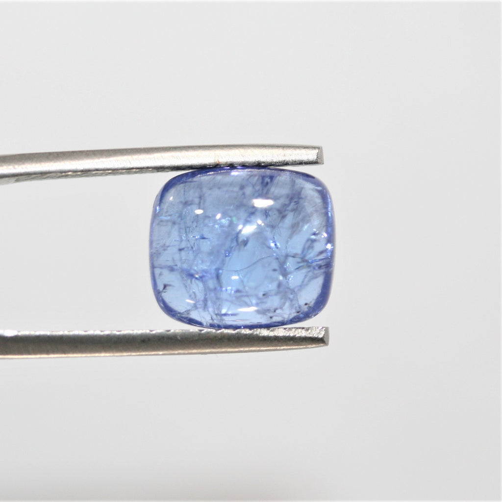 Tanzanite Smooth Rectangular Cabochon 11.5x10mm. (6.35 ct.)