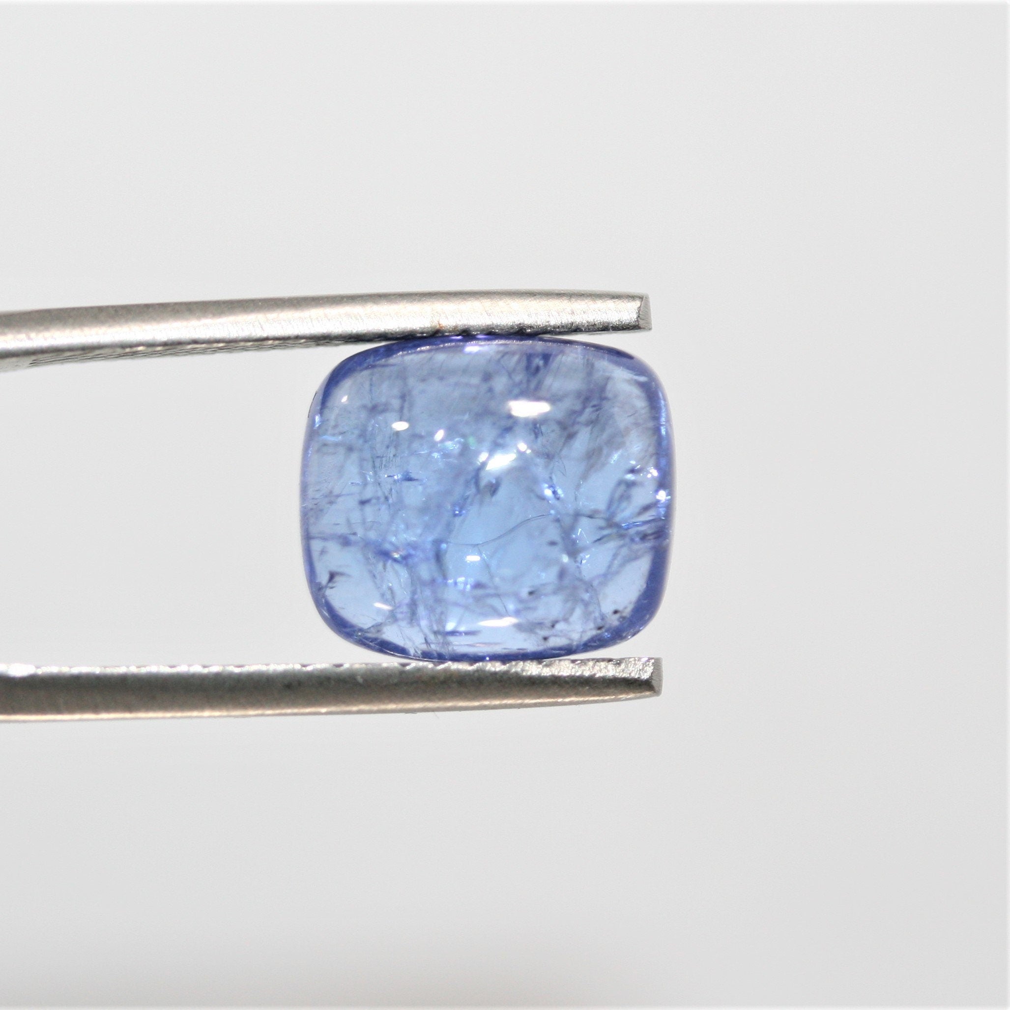 Tanzanite Smooth Rectangular Cabochon 11.5x10mm. (6.35 ct.)