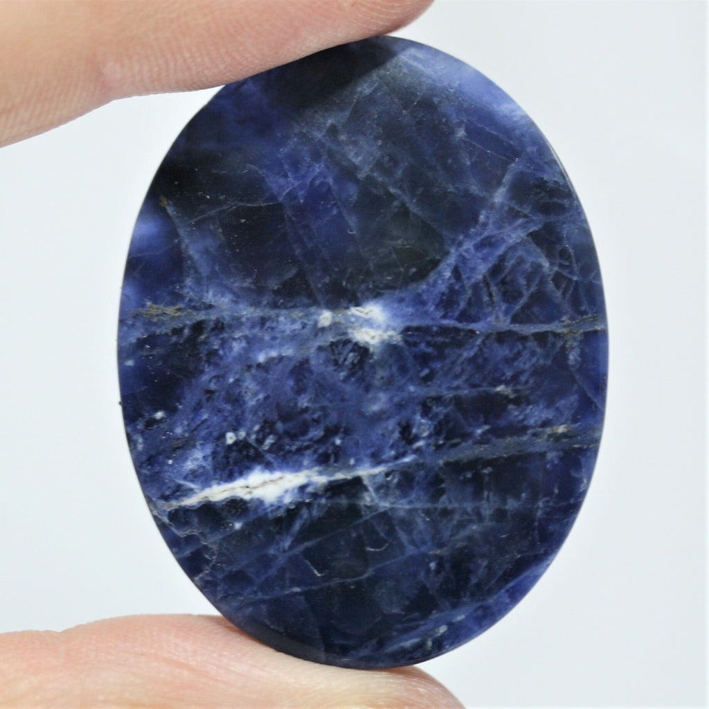1 Pcs Sodalite Oval Cabochon 45x35mm