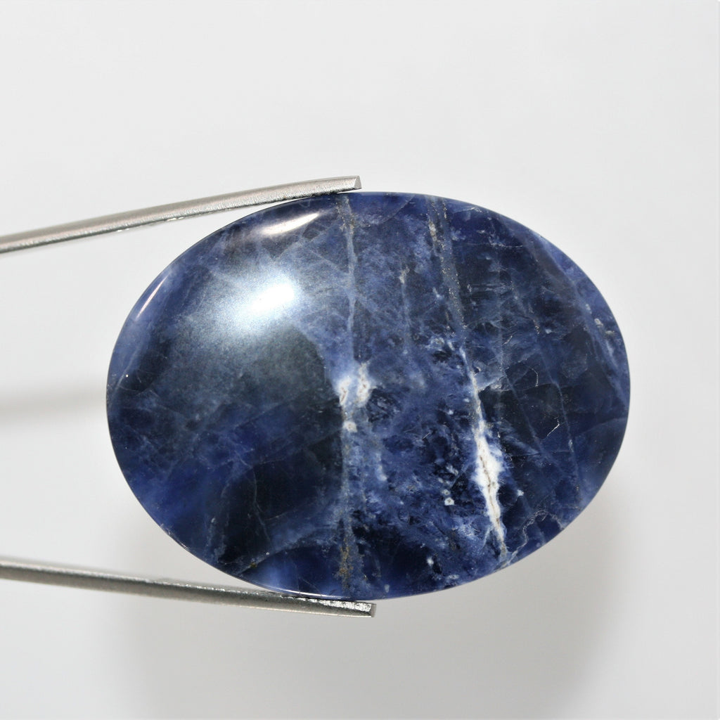 1 Pcs Sodalite Oval Cabochon 45x35mm