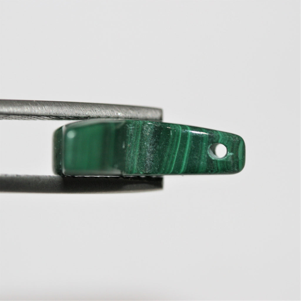 Colgante de mariposa lisa de malaquita (18 x 12 mm aprox.) - Artículo 13214