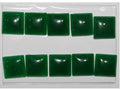 Green Jade Square Cabochon    ( 10 Pcs  ) 15mm.