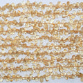 Perles plates lisses en citrine St de 15 pouces (8 x 5 mm). Longueur approximative du brin : 38 cm.