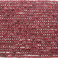 13" St Garnet Faceted Rondelle Beads 4x3mm.- Strand 33cm.