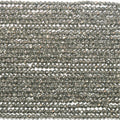 12" St Natural Pyrite Faceted Rondelle Beads 2.5x1.5mm.- Strand 32cm.