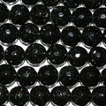 15" St Onyx Faceted Round Beads 4mm -Strand 39cm