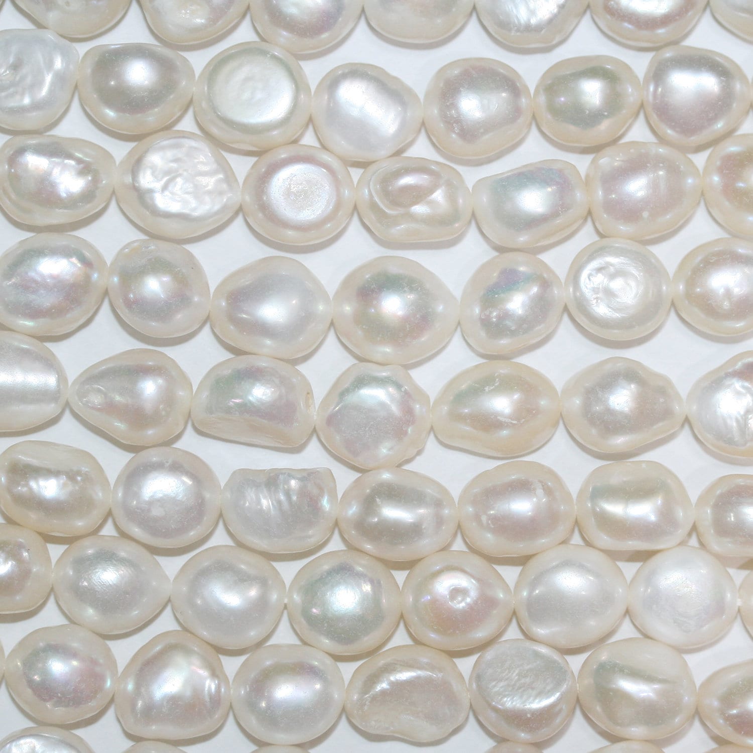 13" St Freshwater Baroque Pearl 11-12mm.-Strand 36cm  -Natural Pearls wholesale Prices