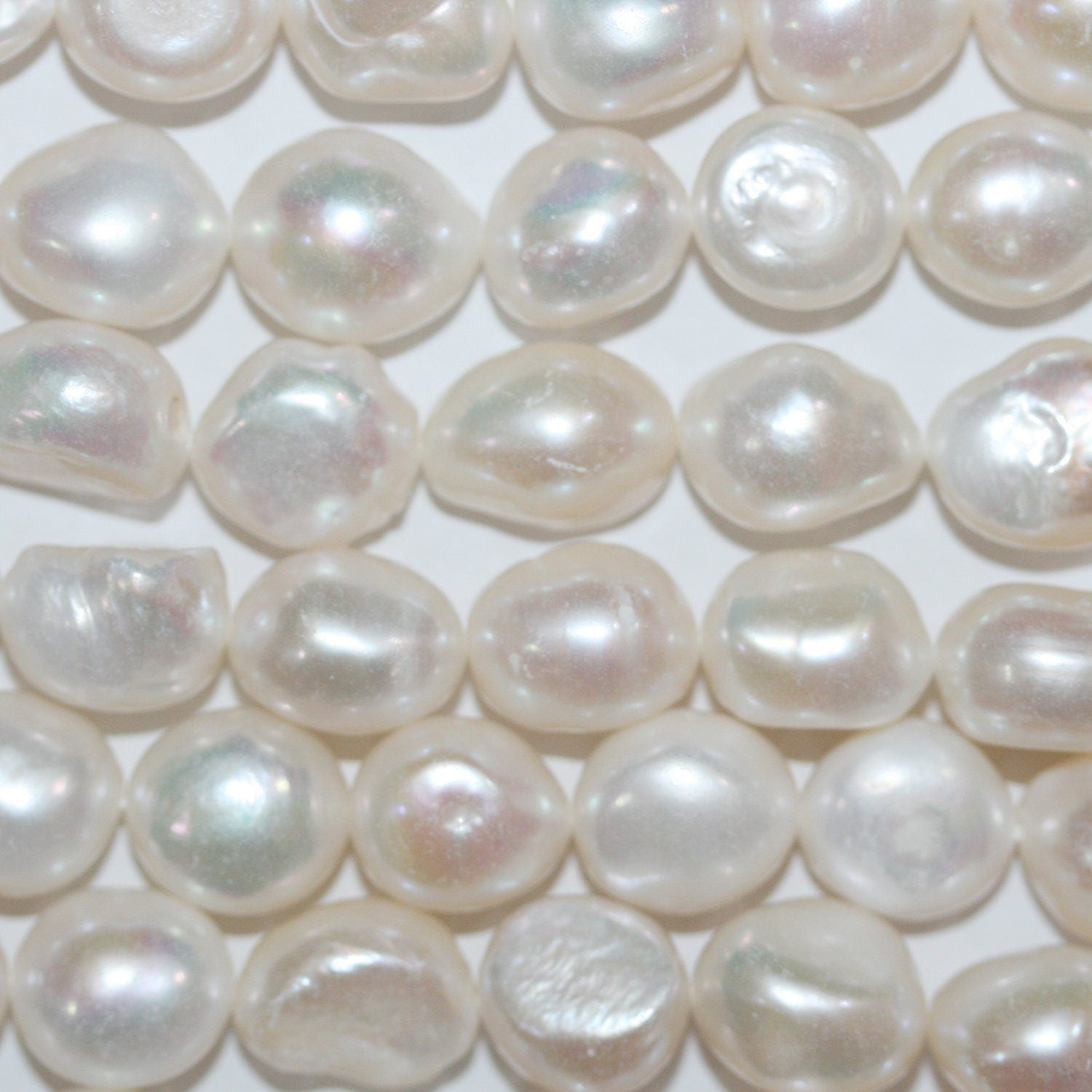 13" St Freshwater Baroque Pearl 11-12mm.-Strand 36cm  -Natural Pearls wholesale Prices