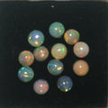 Ethiopian Opal Lot Round Cabochon 5mm.(12 Pcs) -Gemstone Parcels-Loose Stones Wholesale Price