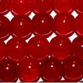 Cuentas redondas lisas de jade rojo de 16" (6 mm) - Hilo de 40 cm