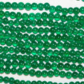 14" St Green Agate Smooth Round Beads 3-3.5mm.-Strand 37cm