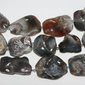 16" St Botswana Agate Smooth Nugget Beads 35-45mm.Approx.-Strand 40cm. - Hard Gems