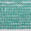 Perles rondes lisses en amazonite péruvienne St 15" 6-6,5 mm.-Rig 39 cm.