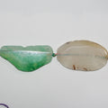 16"  St Multicolor Agate Faceted Oval Beads 58x43mm.Approx-Strand 40cm - Hard Gems