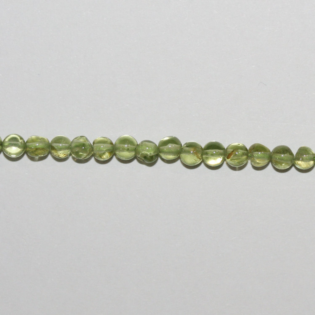 13" St Peridot Smooth Round Beads 2.5-3mm -Strand 36cm
