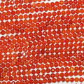 15" St Orange Cubic Zirconia Faceted Round Beads 4mm.Strand 37cm. - Hard Gems