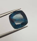 1 Pc London Blue Topaz Faceted Square 8.5mm 2.8 ct  Brilliant Cut - Natural Gemstone