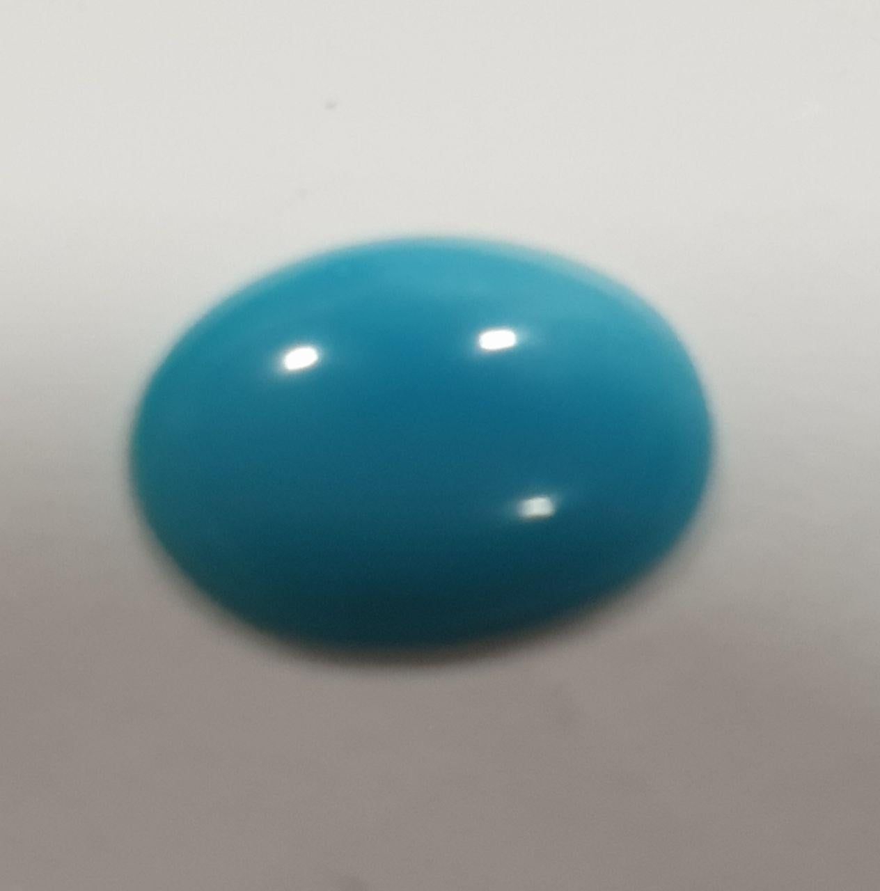 Natural Arizona Turquoise Oval Cabochon 10x8mm