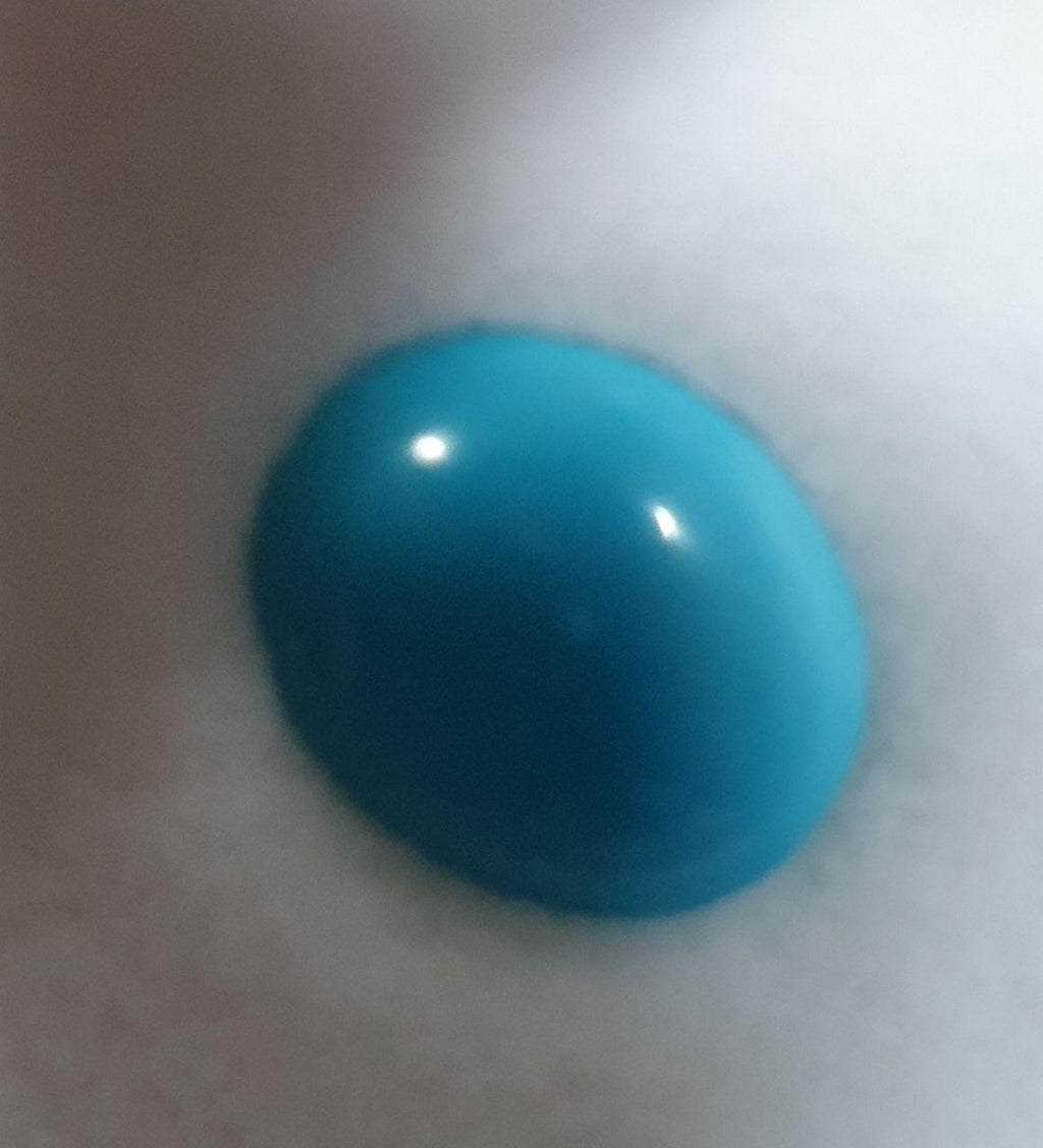 Natural Arizona Turquoise Oval Cabochon 10x8mm