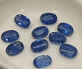 10 Pcs Lot Natural Deep Blue  Kyanite  Disthene Faceted Oval 6x4mm - Brazil -Natural Untreated Gems