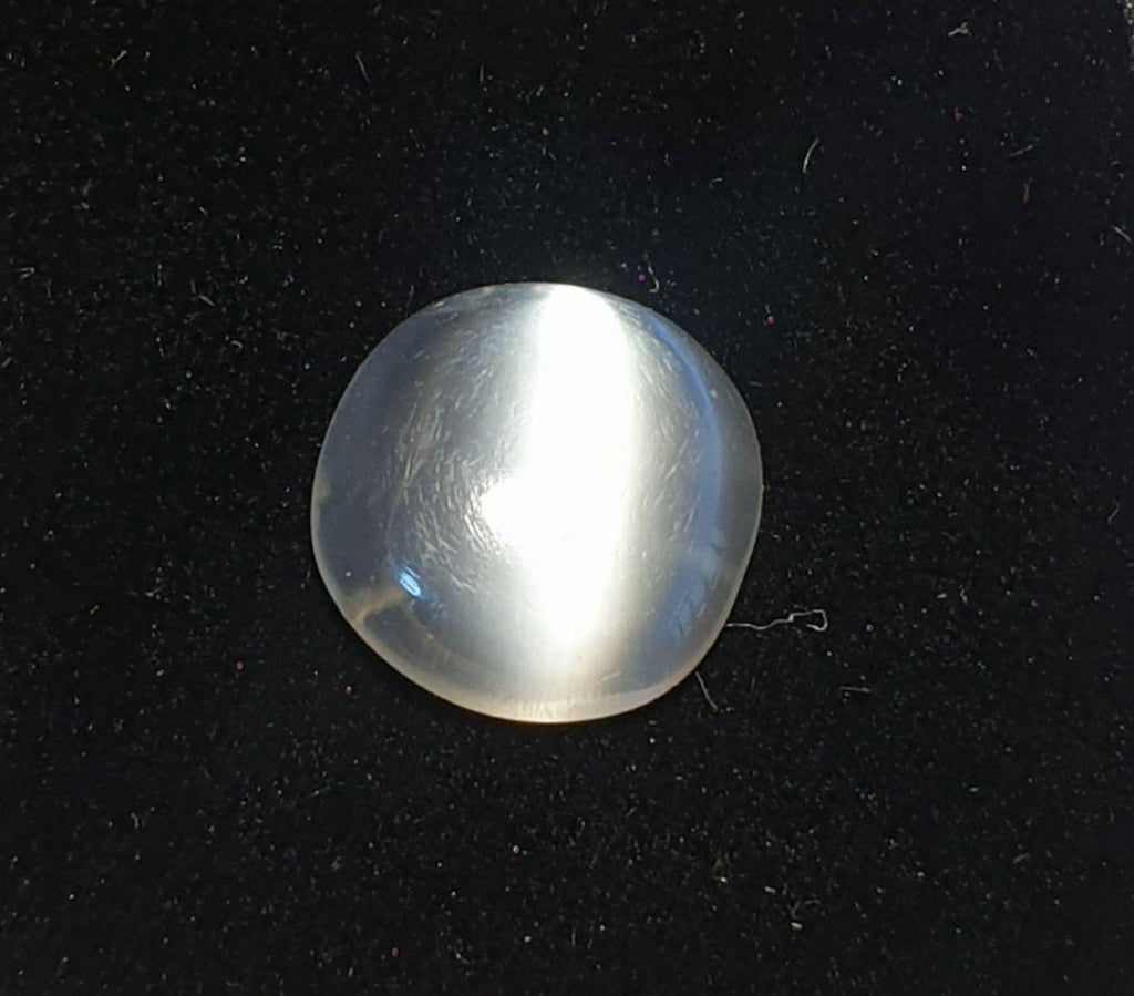 AAA One Of A Kind Cats Eye Moonstone 10x9.3mm 4.7cts  Oval Cabochon Untreated Gem- Supper Quality - Chatoyancy - Hard Gems