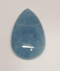 Huge Undrilled Blue Aquamarine Drop Cabochon Tear Drop 45.08x27.6mm. 90.65ct.