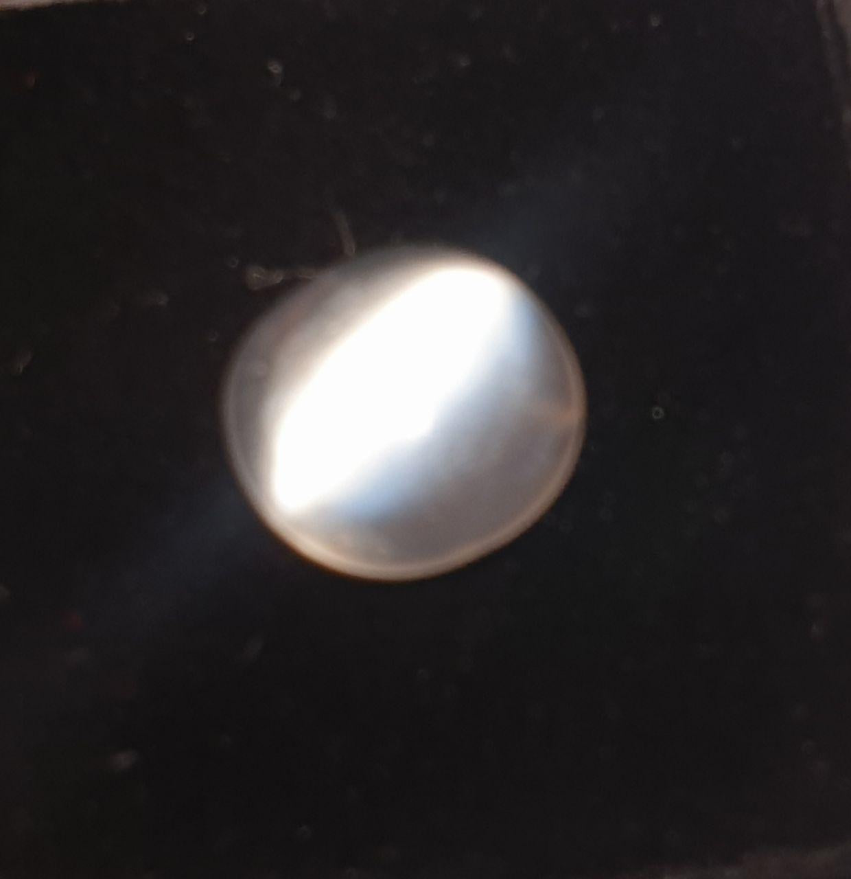AAA One Of A Kind Cats Eye Moonstone 10x9.3mm 4.7cts  Oval Cabochon Untreated Gem- Supper Quality - Chatoyancy - Hard Gems