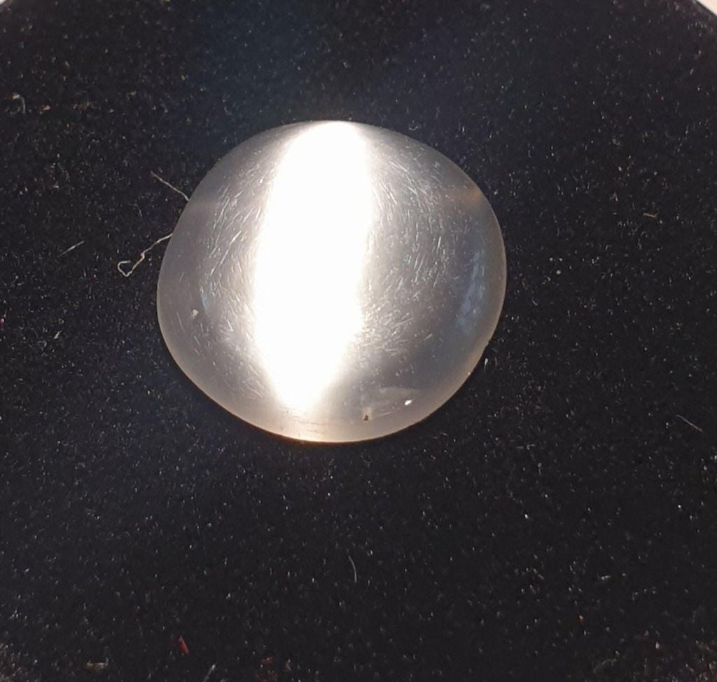 AAA One Of A Kind Cats Eye Moonstone 10x9.3mm 4.7cts  Oval Cabochon Untreated Gem- Supper Quality - Chatoyancy - Hard Gems