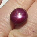 AAA Top color Natural Untreated Ruby  Star Cabochon 11.2X10.5mm 9.9ct Natural Gemstone Gems For Jewelry - Hard Gems