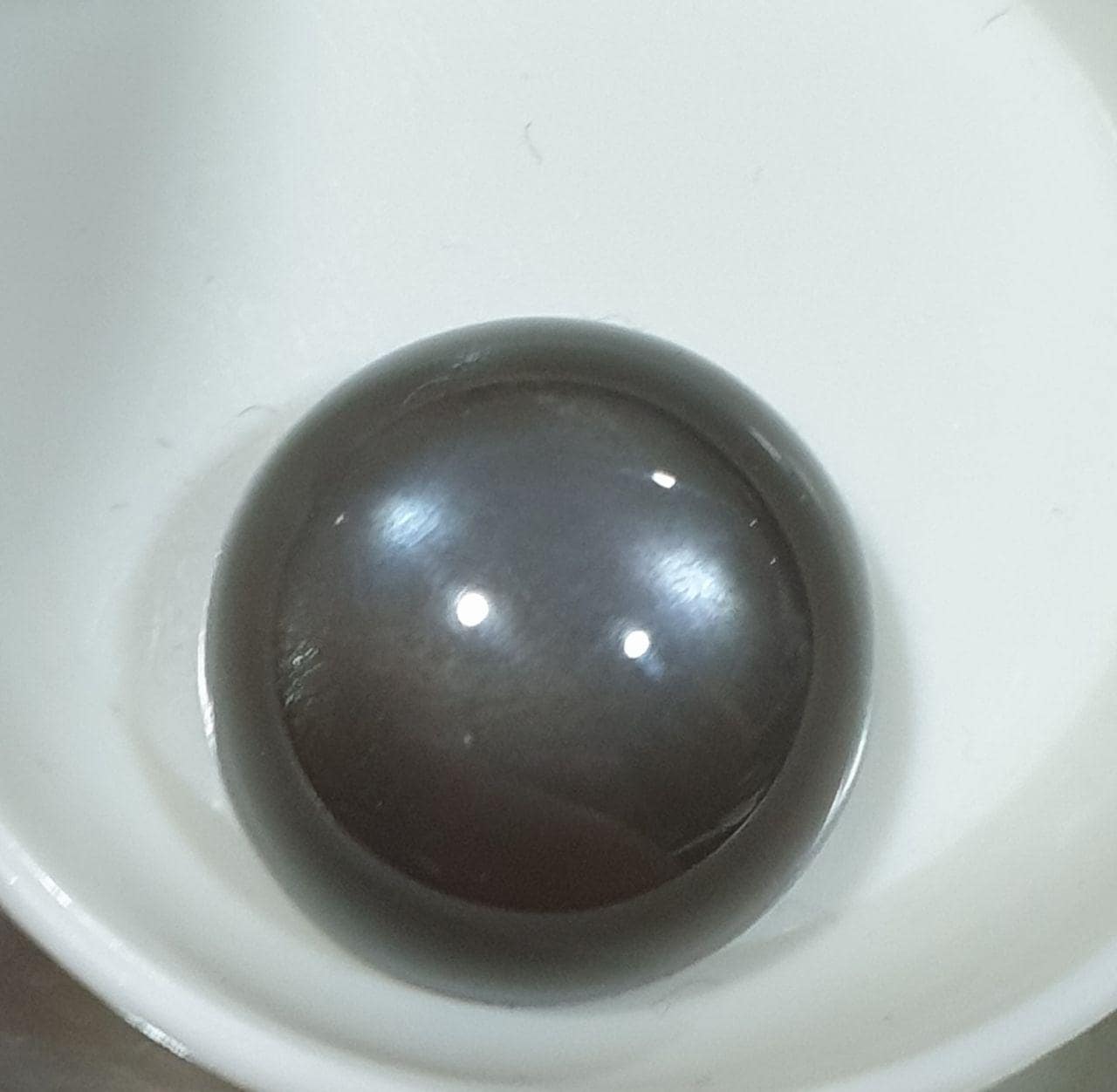 AAA Black Gray  Moonstone Round Cabochon 16mm 11.43ct Collector Stone Rare Stone Jewelry Supplier- Natural Gems - Hard Gems