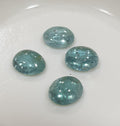 Lot de cabochons ronds de tourmaline bleue 5 x 4 mm (4 pièces) - Pierres précieuses en vrac - Prix de gros