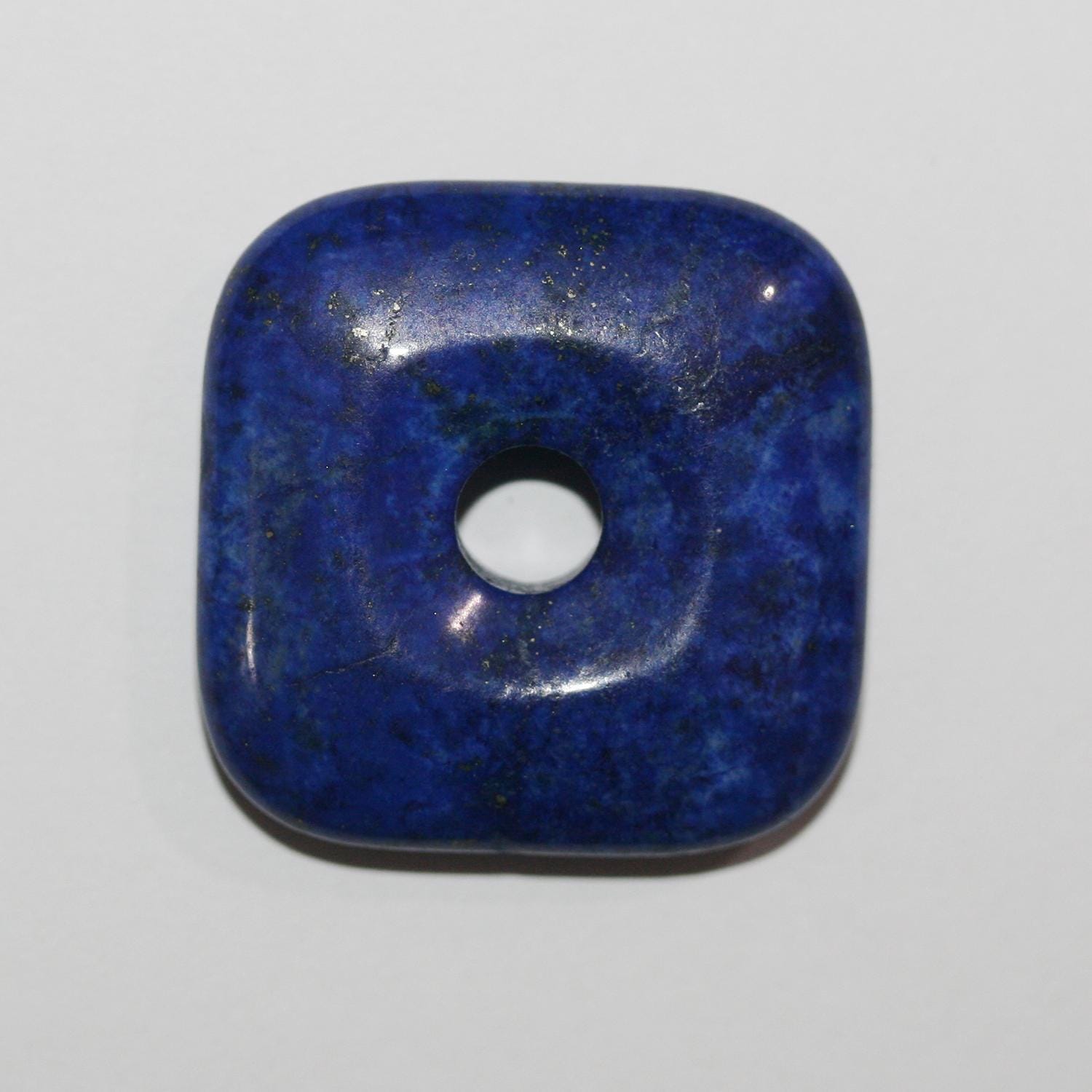 Colgante Lapislázuli Cuadrado Liso 30mm.