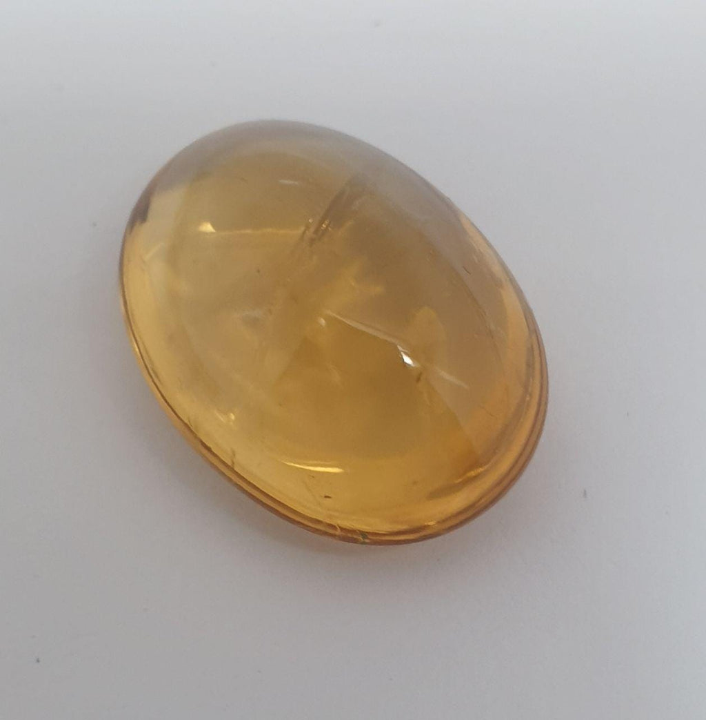 Deep Color Natural Citrine Oval Cabochon 22.42x16.6mm.-23.4ct- Jewelry Making Supplies