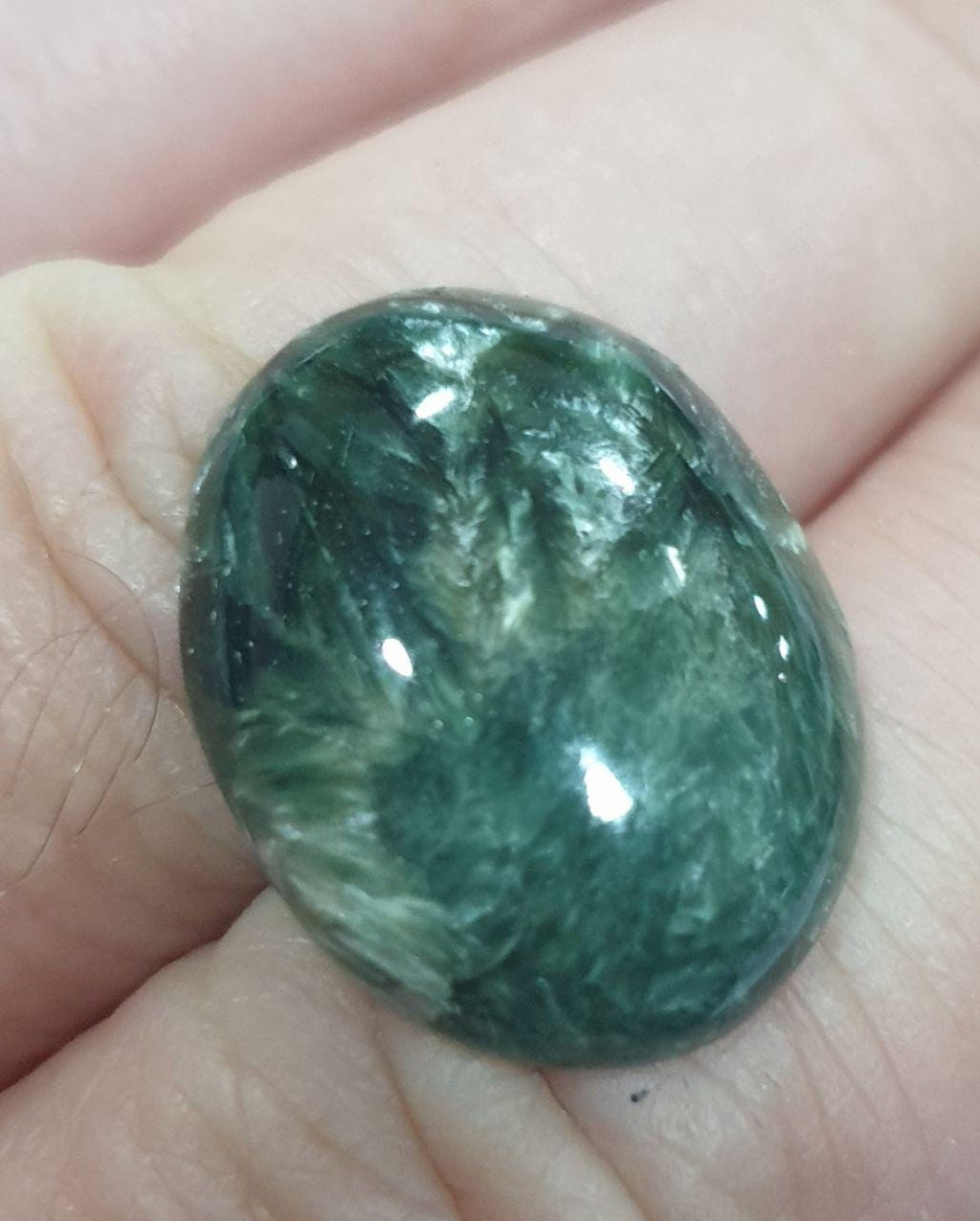Seraphinite Oval Cabochon  22X18mm  Natural Gemstone