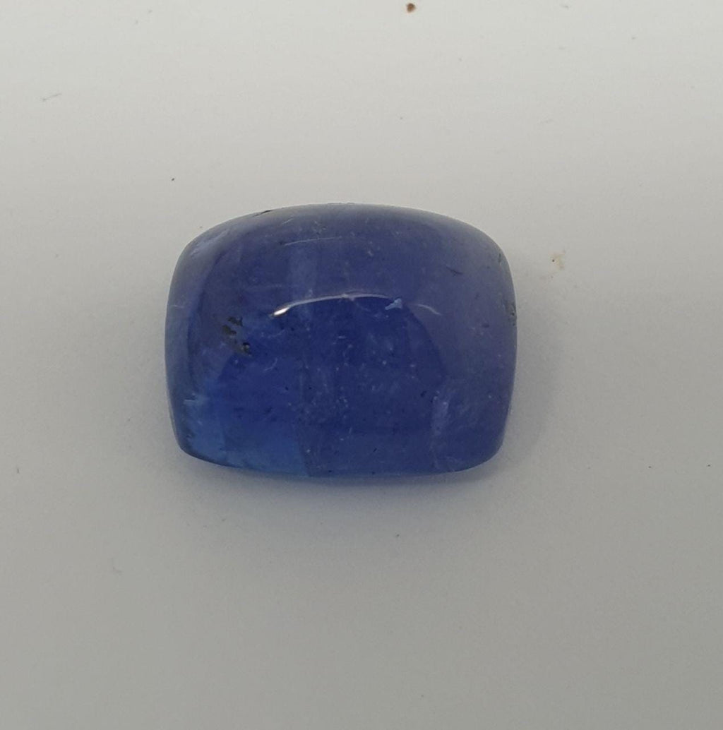 Tanzanite Rectangular Cabochon 13.5x11mm.-(12.22ct)-Mined in Tanzania