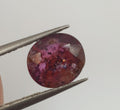 1 Pc Natural Top  Color Red Wine  Cherry Sapphire  Oval 8.8x7.8mm 2.3 cts Cut- Wholesale Gemstones- Natural Stones For Jewelry