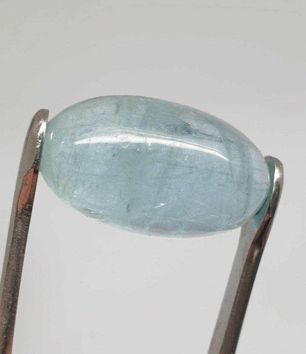 Top Blue Color Aquamarine Cabochon 23x13.5mm 22.99ct- Natural Gemstone-
