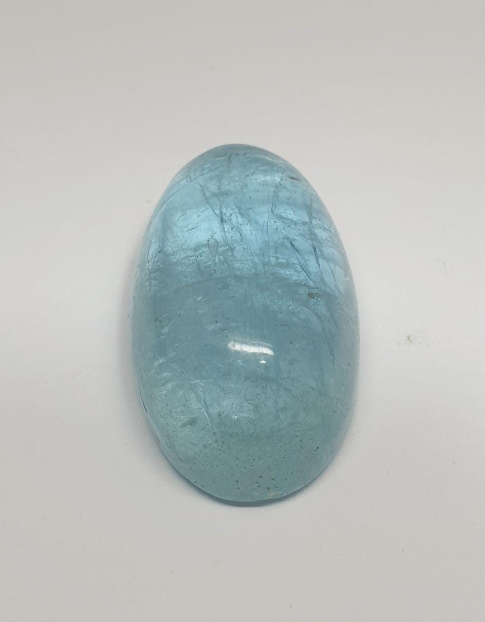 Top Blue Color Aquamarine Cabochon 23x13.5mm 22.99ct- Natural Gemstone-