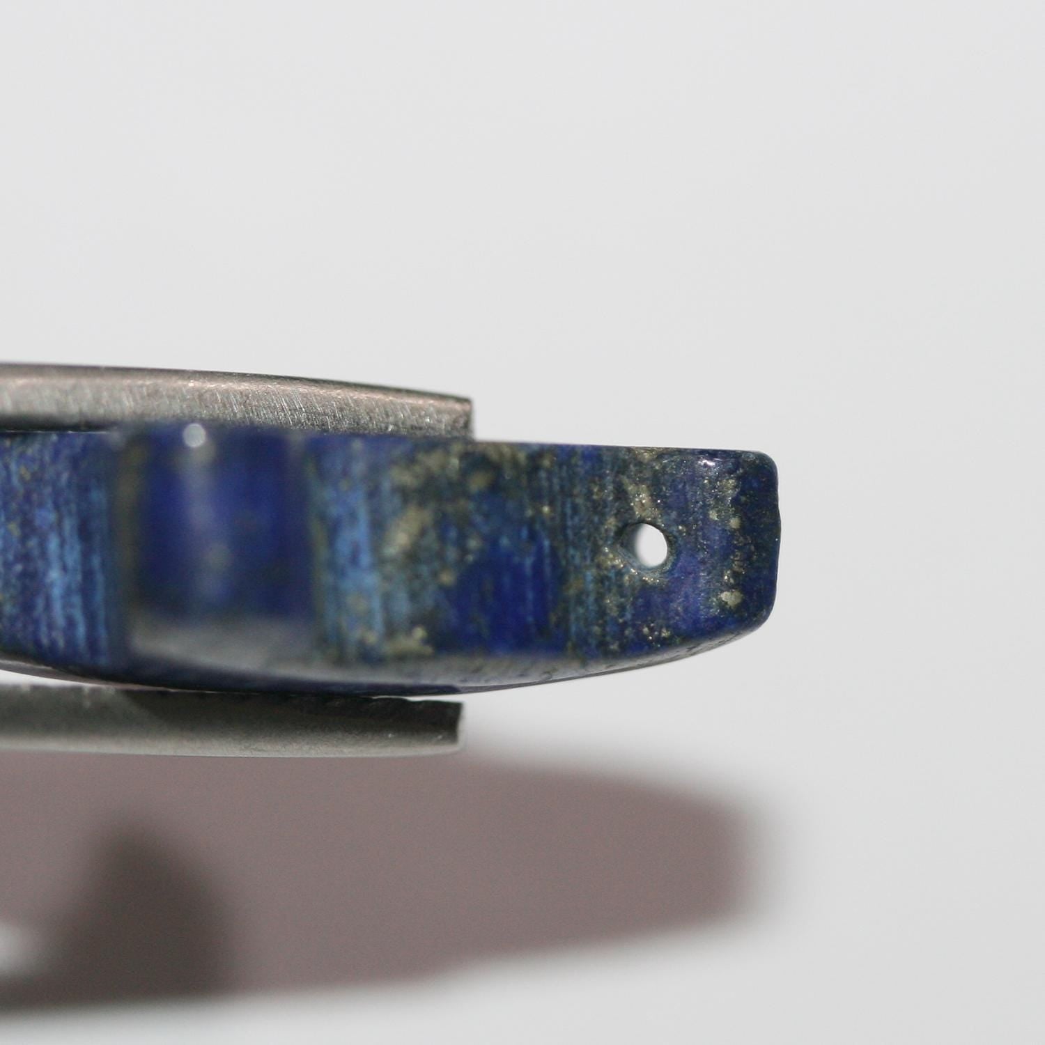 Colgante Mariposa Lisa de Lapislázuli 16x20mm.-Aprox.