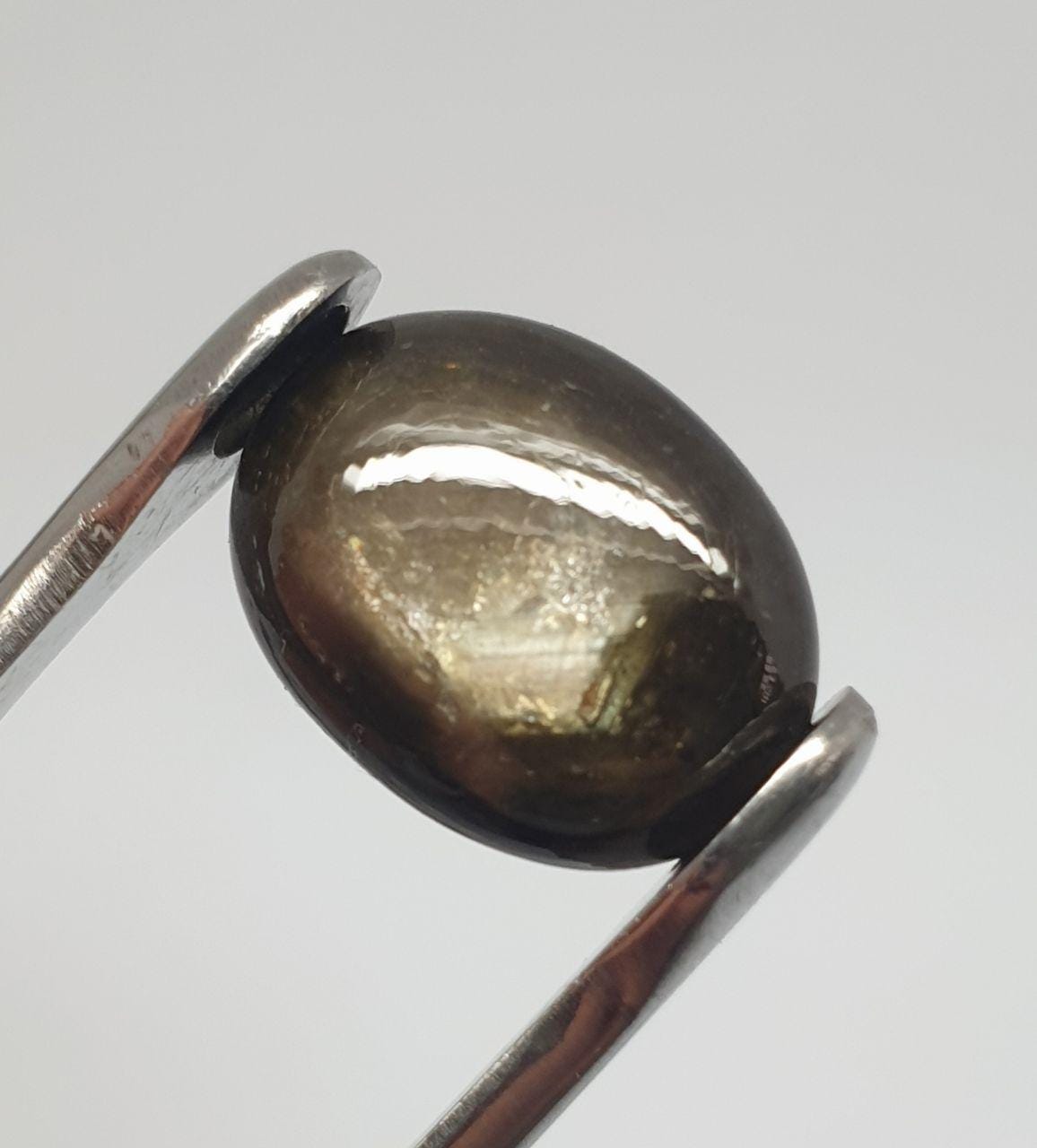 Black Star Sapphire Oval Cabochon 15.7x12mm(16.75ct.) Natural Sapphire-Wholesale Prices To Public