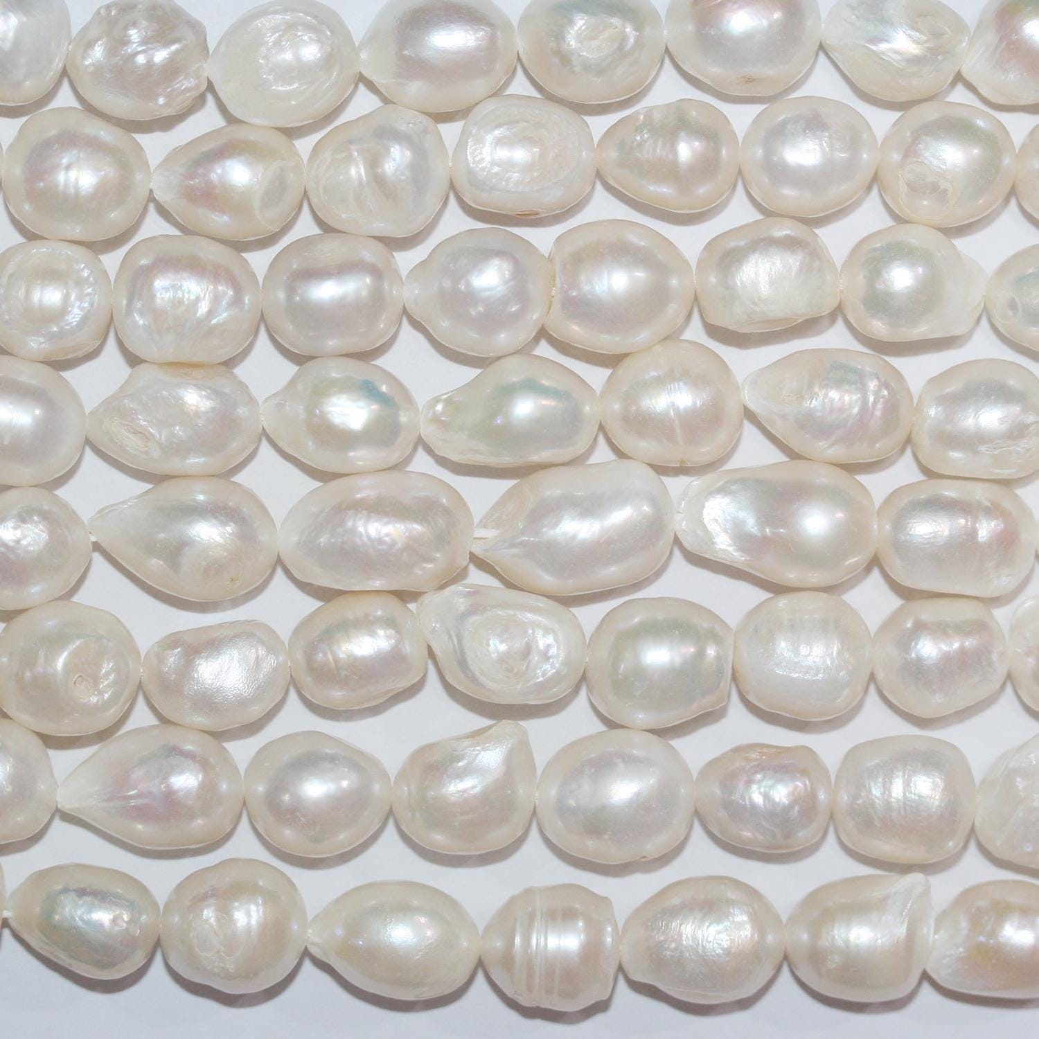 13" St Freshwater Baroque Pearl 10-11mm.Approx-Strand 34cm -Natural Pearls wholesale Prices