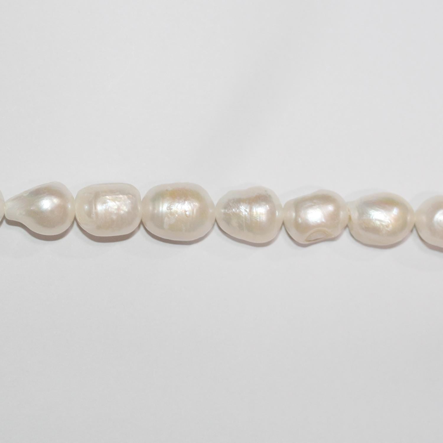 13" St Freshwater Baroque Pearl 10-11mm.Approx-Strand 34cm -Natural Pearls wholesale Prices