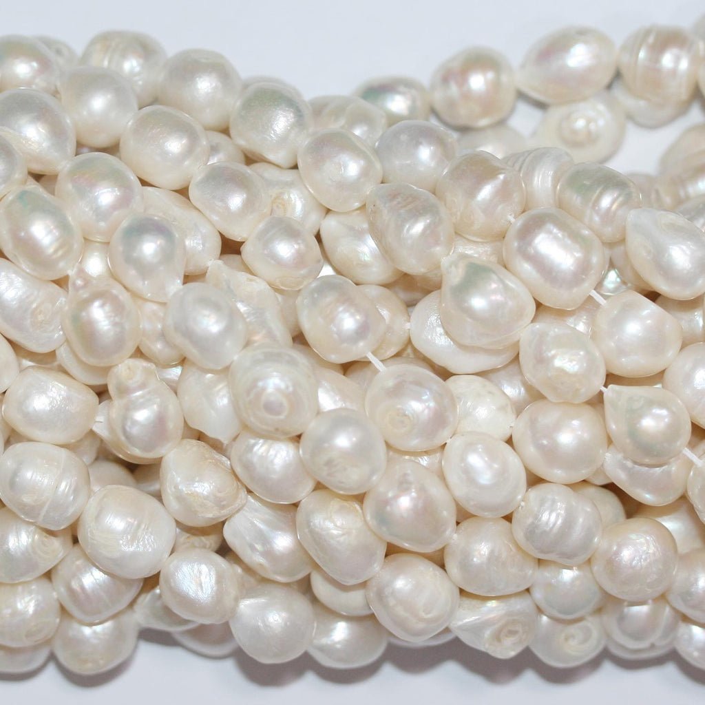 13" St Freshwater Baroque Pearl 10-11mm.Approx-Strand 34cm -Natural Pearls wholesale Prices