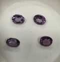 Lote de espinelas multicolores facetadas ovaladas de 5-5,5 x 4 mm (4 piezas) - Paquetes de piedras preciosas - Piedras sueltas al por mayor - Gemas naturales